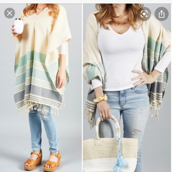 Tribe Alive Caftan coverup - Picture 2 of 4